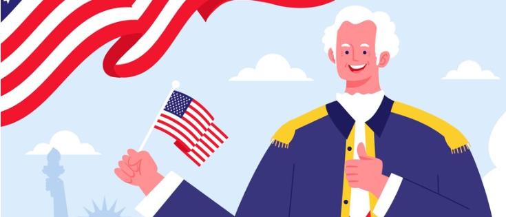 Presidente George Washington em Desenho
